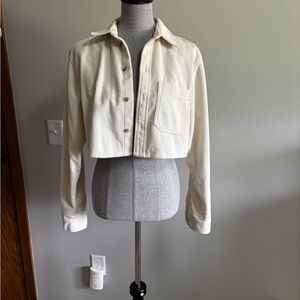 Cropped Corduroy Jacket